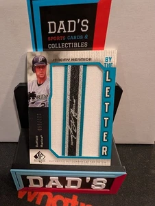 2006 SP Authentic Baseball Jeremy Hermedia By The Letter /125 AU, MEM - Picture 1 of 2