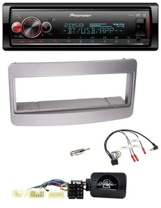 Pioneer Bluetooth USB Lenkrad DAB Autoradio für Toyota RAV 4 2001-2006 dunkelsil - Bild 1 von 8