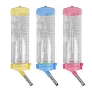 3 Pcs Pet Drinking Water Bottle Small Dispenser Rat Automatic Feeder for Animal - Picture 1 of 12