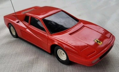 Vintage 1980s Ferrari Testarossa RC Radio Control Car Red - Image 1 of 4