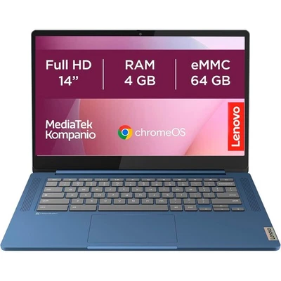 Lenovo IdeaPad Slim 3 14M868 MediaTek 520 14" FullHD 4GB/64GB eMMC ChromeOS Azul - Imagen 1 de 4