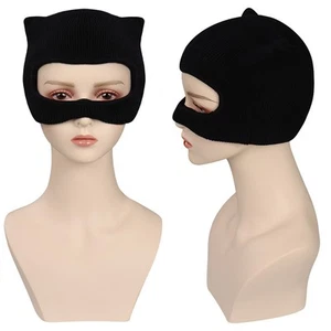 2022 Batman Selina Kyle Catwoman Mask Cosplay Latex Masks Helmet Masquerade - Bild 1 von 6