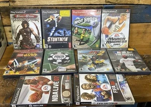 Sony PlayStation 2 ps2 game Lot Tested Classics Lot Of 10 War Sports Adventure - Picture 1 of 3