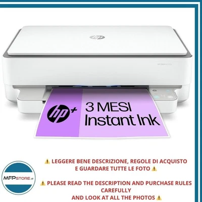 HP Envy 6020e Stampante Multifunzione A4 Colori Wi-Fi Stampa Fronte/Retro - Immagine 1 di 4