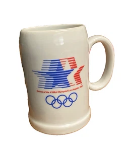 OLYMPICS 1984 Summer XXIII Los Angeles 5½" Ceramic MUG  Papel - Picture 1 of 2