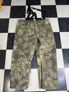 Vintage 10X Gore-Tex Realtree Camo Bib Bibs Overalls Men's Size 3XL Hunting - Picture 1 of 10