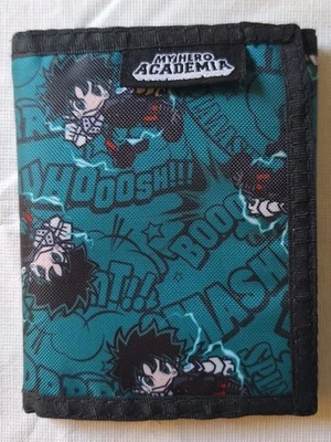 MY HERO ACADEMIA Trifold Wallet Deku All Over Print Anime Manga Bioworld  - Image 1 of 3