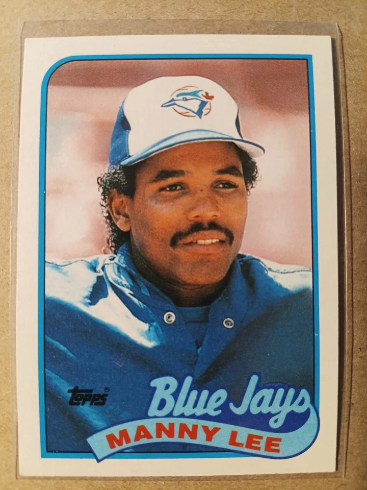MANNY LEE TORONTO BLUE JAYS 1989 TOPPS BASEBALL CARD #371 - Image 1 of 1