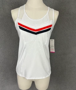 Vaportex Lucky In Love Performance Fitted Tennis Tank Top Multi Small NWT's. - Picture 1 of 11