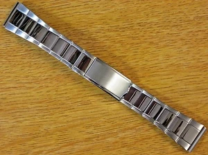 Herzogin USA 20 mm selten neu Vintage Edelstahl Faltschnalle Uhrenband - Bild 1 von 8