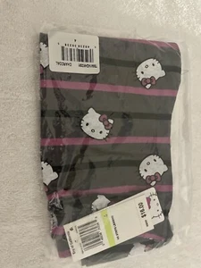Hello Kitty Toddler Girls Assymetric Bow Graphic Print/ Stripes Print Leggings - Picture 1 of 24