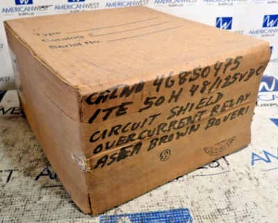 NUEVO - ABB 468S0475 Escudo de circuito Relé de sobrecorriente ITE 50H 48/125 VDC Foto 1 de 4