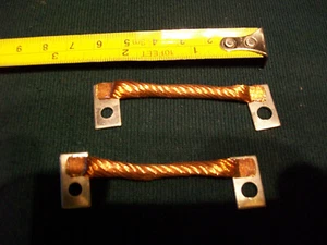 Delco Starter ground Brush Wire Pair Farmall A B C H M & Super 300 340 400 - Picture 1 of 3