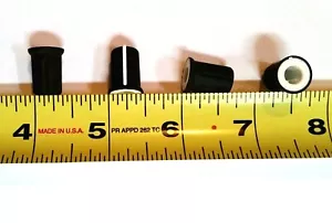 Perilla negra suave al tacto (puntero blanco) push on - cantidad 50 - SELCO nuevo stock antiguo - Imagen 1 de 5