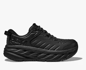 NEW || Hoka Bondi SR Mens Walking Shoes (D Standard) (Black/Black) - Bild 1 von 16
