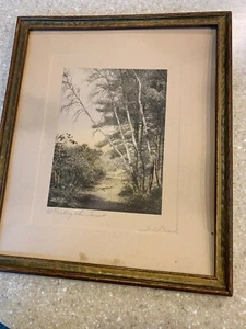 Antique “ W. A. Dean ". “Skirting The Forest”. - Picture 1 of 8