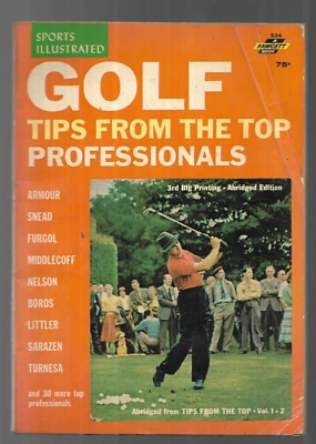 Sports Illustrated Golf Tips From The Top Professionals (1963 paperback) - Image 1 of 4
