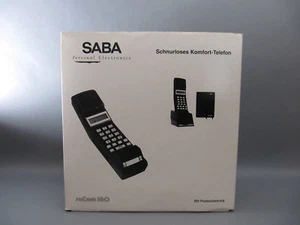 Rareza SABA saCom180 teléfono inalámbrico de los años 90 en embalaje original - Imagen 1 de 7