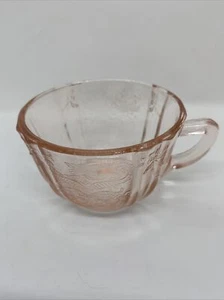 Depression Glass Madrid Pink Coffee/ Tea Cup - Picture 1 of 5