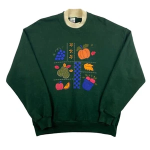 Sudadera De Colección Gopher Para Hombre Grande Verde Calabaza Calabaza Fruta Abuela Otoño - Imagen 1 de 7