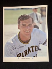 Vintage 1971 Pittsburgh Pirates Richie Hebner Pre-Print Autographed 8x10 Photo
