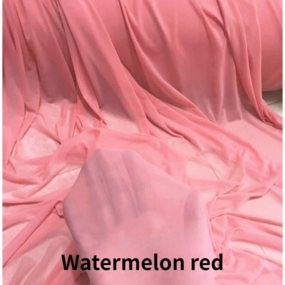 Mesh Nylon Spandex 4Way Power Stretch Compression Fabric Elastic Craft Cloth Sew - Image 1 of 4