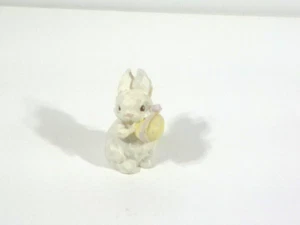 Resin Easter Bunny w/ Egg Village Accessory Springtime - Picture 1 of 5