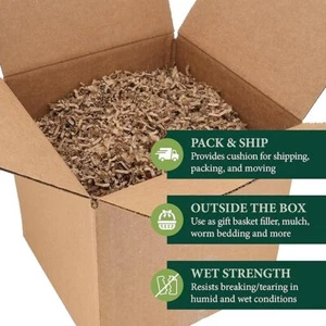 5 lbs Shredded Cardboard Packing Material - Eco-Friendly Popcorn Alternative - Picture 1 of 3