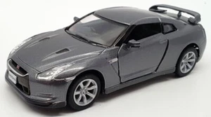 Kinsmart 1/36 Scale KT5340 - 2009 Nissan GTR R35 Pull Back & Go  - Grey - Picture 1 of 5