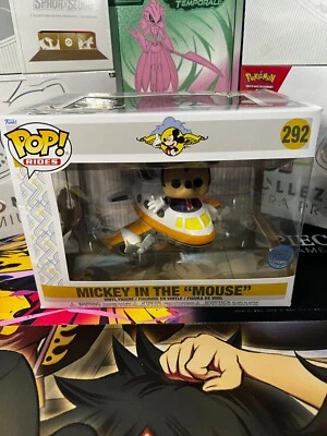 Funko POP! 292 Ride Disney - Mickey with Plane Special Edition Spedizione Rapida - Immagine 1 di 4