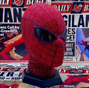 The Amazing Spider-Man Maschera Halloween Maschera Cosplay Fatta a Mano Adulto Bambini Personalizza - Foto 1 di 10