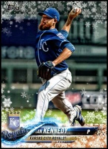 2018 Topps Holiday Snowflake #HMW78 Ian Kennedy Kansas City Royals - Picture 1 of 2