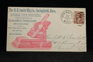 Copertina pubblicitaria Ma: Springfield 1885 Smith gomma, metallo macchine da stampa - Foto 1 di 2