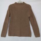 Banana Republic Cotton Blend Chunky Knit Sweater Size Small in Brown