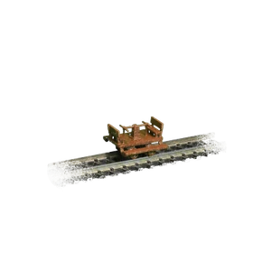 Draisine Spur N, verrostet / mit Patina, mit Sitzbänken, Standmodell - Bild 1 von 1