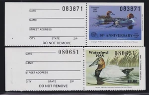 US MO9-MO10 Missouri State Duck Stamp with Tab Mint OG NH SCV $24 - Picture 1 of 2