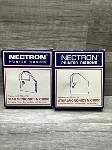 (2) Star Ink Ribbon Cassette for NX1000 Dot Matrix Printer NNX1000XL - Picture 1 of 5
