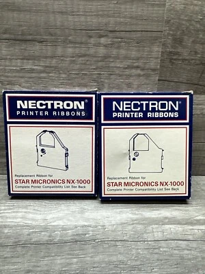 (2) Star Ink Ribbon Cassette for NX1000 Dot Matrix Printer NNX1000XL - Image 1 of 4