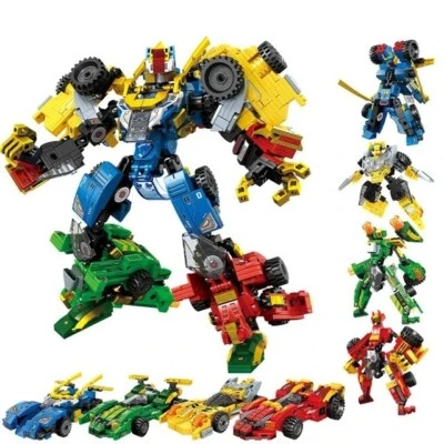 4in1 Starry Knight Transforming Mecha Building Blocks Set (Mecha of Steel) - Image 1 of 4