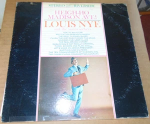 33RPM Riverside Louis Nye - Heigh-Ho, Madison Avenue:  Advertising Game, VG+ EX- - Bild 1 von 6