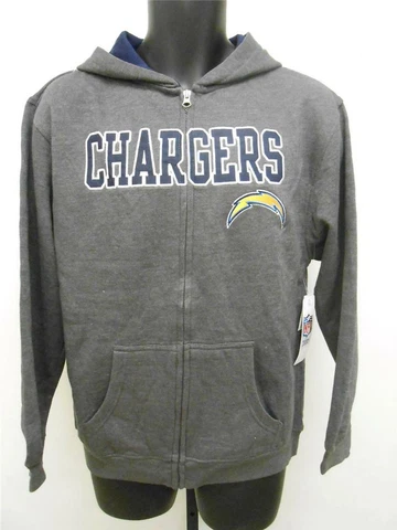 NEW Los Angeles Chargers Youth Kids Sizes 4/5-6/7 NFL Hoodie Full Zip Jacket Cover