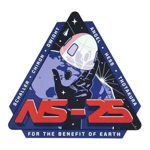 Blue Origin New Shepard 25 NS-25 Logo Vinyl Sticker - 3 in. - Picture 1 of 1
