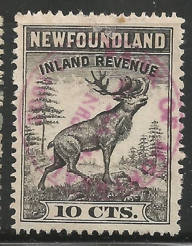 Canada Revenue - Newfoundland - Van Dam no NFR27 - Perf 14 Cover