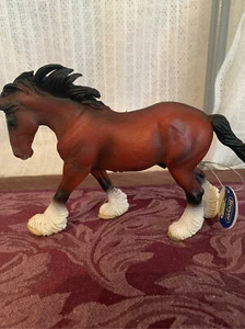 Breyer Model Horses Collecta Series Clydesdale Stallion - Picture 1 of 4