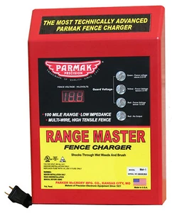 Parmak RM-1 Range Master Advanced Electric Fence Charger, 100-Mile, Digital - Picture 1 of 1