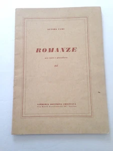 Vecchio spartito Romanze per canto e pianoforte Autori vari 1955 - Imagen 1 de 2
