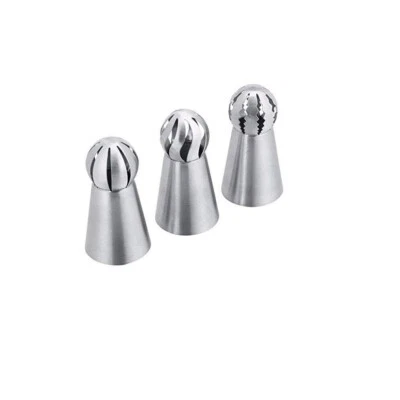 Kit de decoración de pasteles 3 piezas boquillas de decoración de glaseado y 1 bolsa de silicona para tuberías - Imagen 1 de 4