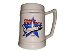 Vintage Kennedy Space Center Florida Ceramic NASA Shuttle Coffee Beer Mug 5 1/4"