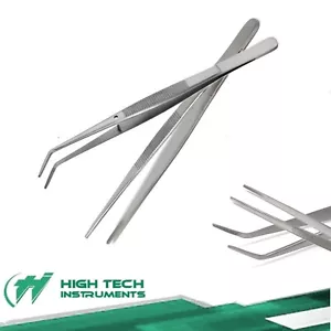 2 Pc Stainless Steel Tweezer Soldering Tool, Hair Removal, Crafts Model Work - Picture 1 of 9