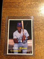 1990 SCD Baseball Card Price Guide # 6 Ruben Sierra